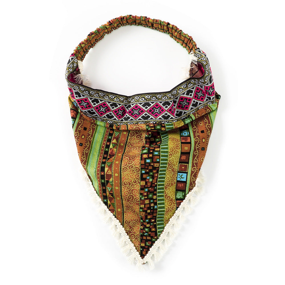 Wholesale Ethnic Style Su Tie Dyed Fabric Hairbands